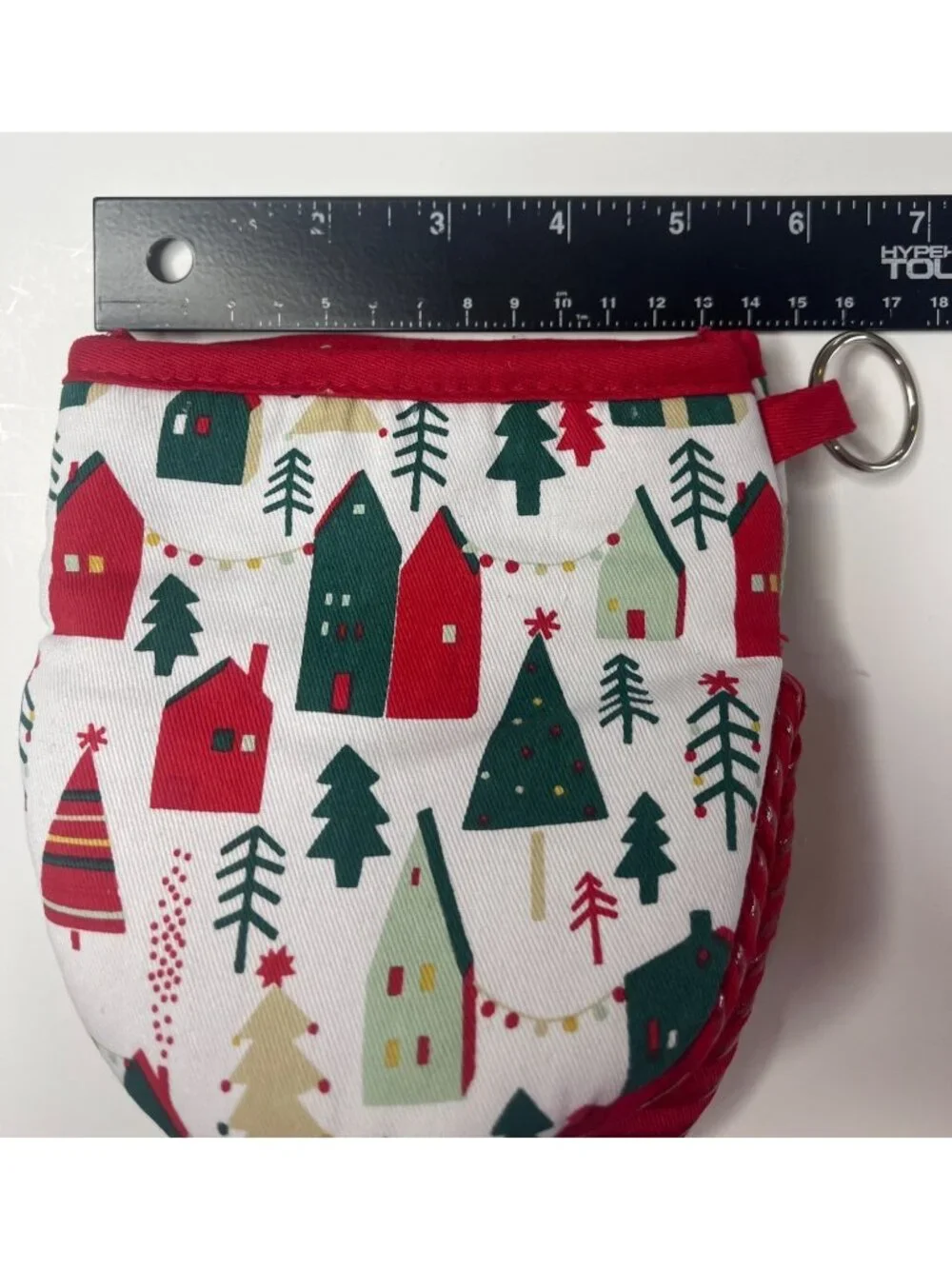 Wyatt Home Mini Christmas Oven Mitt Pot Holder Trees Holiday Kitchen